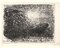 Lithographie Nachtlicher Sumpf Original par A. Kubin - 1933 1933 2