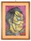 Portrait of Tattooed Man - Original Oil Paste on Canvas - Late 20th Century Late 20th Century 2