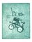 Litografia Bicycle of Time originale di Enrico Benaglia, anni '70, Immagine 1