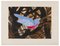 Oiseau Bleu - Original Woodcut Print by G. Halff - Late 1900 Late 20th Century 1