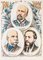 Three Politicians - Original Lithograph by A. Maganaro - 1873 1873 1