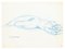 Nude - Original Pen Drawing by S. Goldberg - Mid 20th Century Mid 20th Century 1