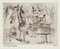 Aguafuerte de Paul Klee - Grabado Original de Sergio Barletta - 1960 1960, Imagen 1