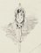 Frau - Original China Tusche Zeichnung - 1876 1876 1