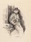 Portrait of Gentleman - Original Lithographie von A. Achenbach - Spätes 19. Jahrhundert, 19. Jh 1