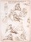 Estudios y notas - Tinta y lápiz sobre papel y Maestro anónimo - Principios de 1800 A principios de 1800, Imagen 1