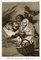 Aguafuerte y aguatinta Mucho hay que Chupar - Origina de Francisco Goya - 1869 1869, Imagen 1