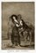 ¿Quién más rendido? - Aguafuerte Origina de Francisco Goya - 1868 1868, Imagen 1