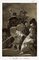 Nadie se conoce - Origina Etching de Francisco Goya - 1868 1868, Imagen 1