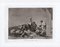 Gravure à l'Eau-Forte No hay que dar Voces par Francisco Goya - 1863 1863 1