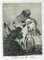 Nadie Nos Ha Visto - Origina Aguafuerte y aguatinta de Francisco Goya - 1881-1886 1881-1886, Imagen 1
