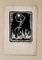 Fire - Original Woodcut on Paper by Erika Lawson Frimke - 1937 1937 1