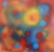 Nebula - Original Acryl auf Platte von M. Goeyens - 21. Jahrhundert 2000er 1