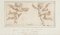Deux Anges - Dessin Original à l'Encre et à l'Aquarelle par A. Brustolon - Début 1700 Début 1700 1