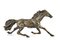 Caballo corriendo - Escultura de bronce de C. Mongini - años 70, Imagen 2