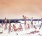 Snow Beach - Oil on Canvas by Alessandro Bazan - 2008 2008, Image 1