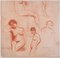 Études pour Nu Féminin - Dessin au Crayon par D. Ginsbourg - 1918 1918 1