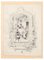 Sketch for a Sign - Original Pencil and China Ink Drawing Early 20th Century Early 1900 1