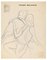 Winged Figure - Original Pencil Drawing by J. Bodley - 1940 1940, Image 1