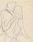 Winged Figure - Original Pencil Drawing by J. Bodley - 1940 1940, Image 2