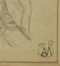 Büste einer Frau - Bleistift auf Papier von A. Mérodack-Jeanneau, spätes 19. Jh 2