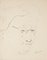 Faces - Four Original China Ink Drawings by Unknown Master 20th Century Mid 20th Century 1