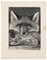 A Fox with a Pay - Original Lithographie - Spätes 19. Jahrhundert, 19. Jh 2