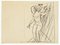 Nude - Pencil Drawing by Gabriele Galantara - Early 20th Century Early 20th Century, Image 1