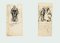 Figures - Ink and Pencil Drawing by G. Galantara - Early 20th Century Early 20th Century 1