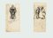 Figures - Ink and Pencil Drawing by G. Galantara - Early 20th Century Early 20th Century, Immagine 1