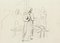 Study of Figures - Ink and Pencil Drawing by M. Dumas - Mid 19th Century 1850 ca. 2
