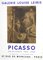 Poster vintage di una mostra di Picasso a Parigi, 1964 1964, Immagine 1