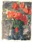 Bouquet - Original Monotype Druck von Denise Bonvallet Philippon 1960er 1