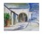 Arc and Houses - Original Watercolor by Armin Guther - 1993 1993, Image 1