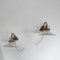 Mid-Century Brass & Glass Sconces, Set of 2 11