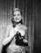 Grace Kelly Clutches Her Oscar Archival Pigment Print Framed in Black by Bettmann 1
