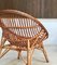 Italian Wicker Rattan Lounge Chair, 1950s 6