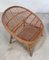 Italian Wicker Rattan Lounge Chair, 1950s 8