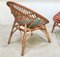Italian Wicker Rattan Lounge Chair, 1950s 12