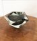 Transparent and Anthracite Gray Ashtray Submerged in Murano Glass in the Style of Flavio Poli, 1960s 8