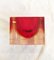 Cendrier Transparent et Rouge Submergé en Verre de Murano dans le Style de Flavio Poli, 1960s 3