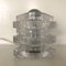 Triangular Glass Table Lamp from Peill & Putzler, 1970s, Image 1
