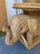 French Rattan Elephant Side Tables. 1970s, Set of 2 6