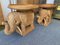 French Rattan Elephant Side Tables. 1970s, Set of 2, Immagine 12