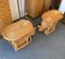 French Rattan Elephant Side Tables. 1970s, Set of 2, Image 11