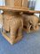 French Rattan Elephant Side Tables. 1970s, Set of 2 2
