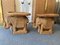 French Rattan Elephant Side Tables. 1970s, Set of 2 7