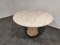 Round Italian Travertine Dining Table, 1970s, Image 6