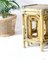 Bamboo & Raffia Hexagonal Nesting Tables, 1960s, Set of 3 5