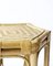 Tavoli ad incastro esagonali in bambù e rafia, anni '60, set di 3, Immagine 6